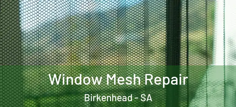 Window Mesh Repair Birkenhead - SA