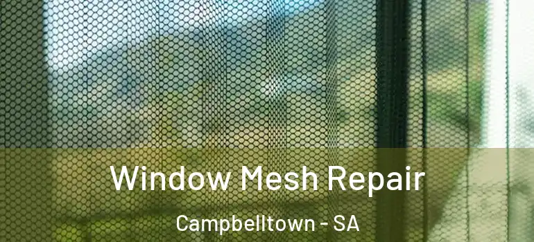 Window Mesh Repair Campbelltown - SA