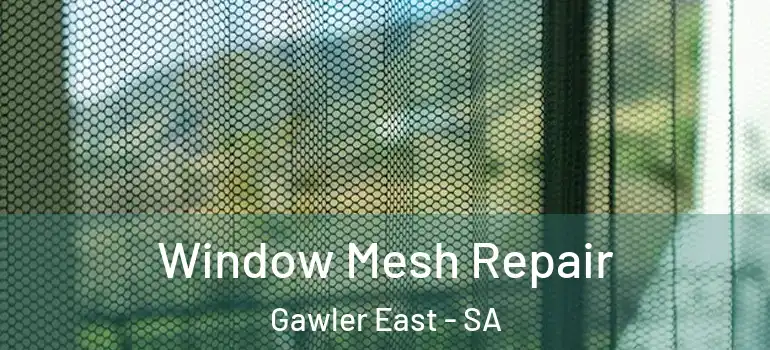 Window Mesh Repair Gawler East - SA