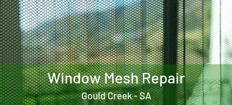 Window Mesh Repair Gould Creek - SA
