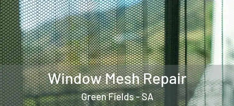 Window Mesh Repair Green Fields - SA
