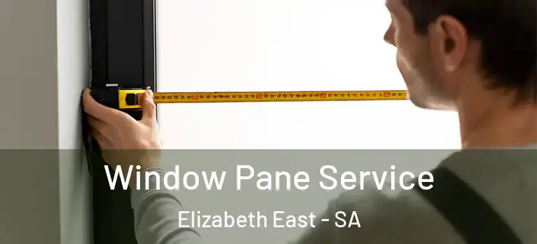 Window Pane Service Elizabeth East - SA