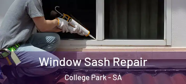 Window Sash Repair College Park - SA