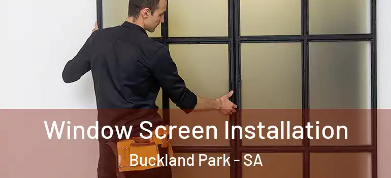 Window Screen Installation Buckland Park - SA