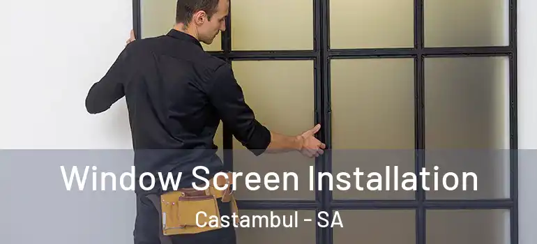 Window Screen Installation Castambul - SA