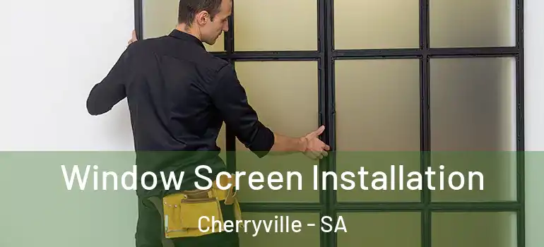 Window Screen Installation Cherryville - SA