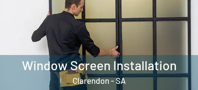 Window Screen Installation Clarendon - SA