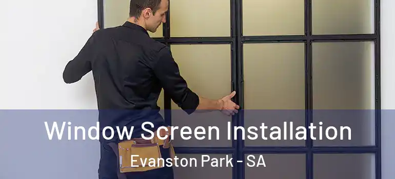 Window Screen Installation Evanston Park - SA