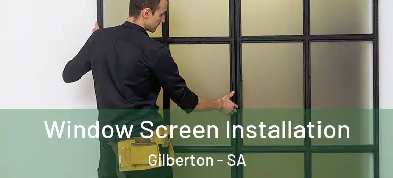 Window Screen Installation Gilberton - SA