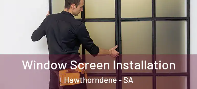 Window Screen Installation Hawthorndene - SA