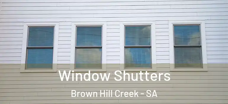 Window Shutters Brown Hill Creek - SA