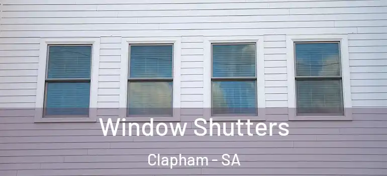 Window Shutters Clapham - SA