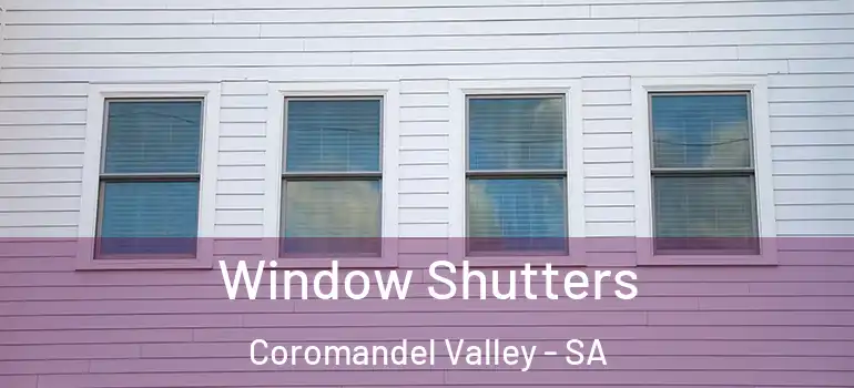 Window Shutters Coromandel Valley - SA