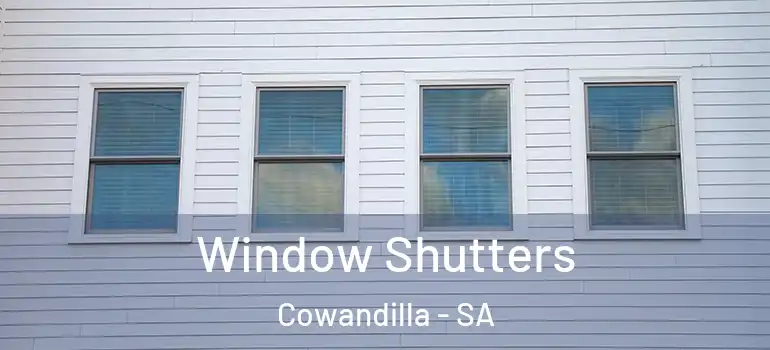Window Shutters Cowandilla - SA