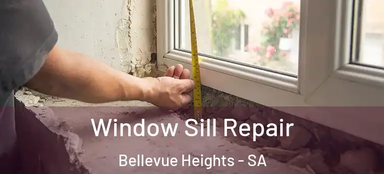 Window Sill Repair Bellevue Heights - SA