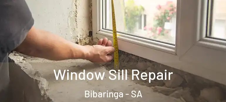 Window Sill Repair Bibaringa - SA