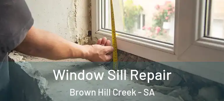 Window Sill Repair Brown Hill Creek - SA