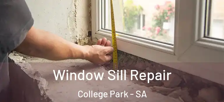Window Sill Repair College Park - SA