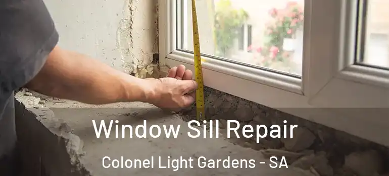Window Sill Repair Colonel Light Gardens - SA