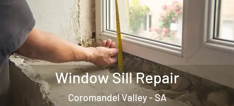 Window Sill Repair Coromandel Valley - SA