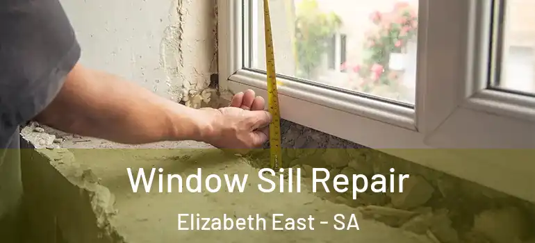 Window Sill Repair Elizabeth East - SA
