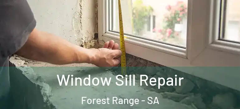 Window Sill Repair Forest Range - SA
