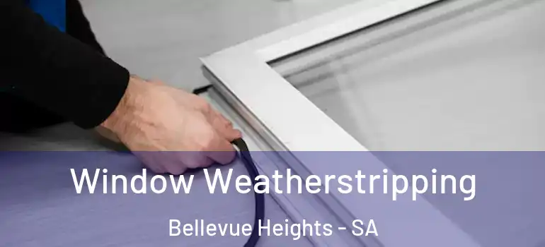 Window Weatherstripping Bellevue Heights - SA