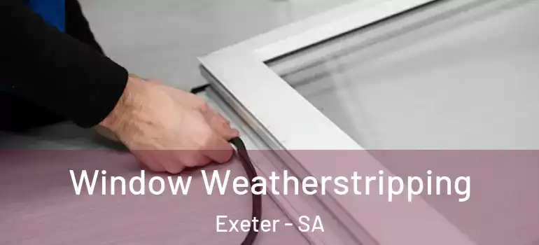 Window Weatherstripping Exeter - SA