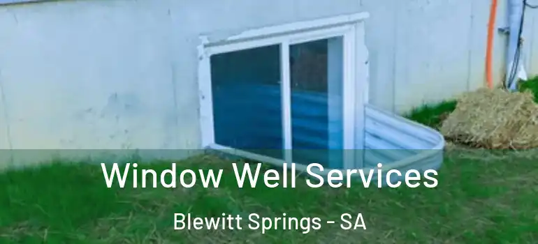 Window Well Services Blewitt Springs - SA