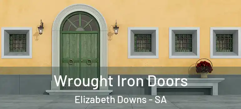 Wrought Iron Doors Elizabeth Downs - SA