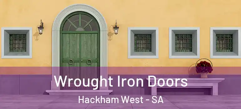 Wrought Iron Doors Hackham West - SA