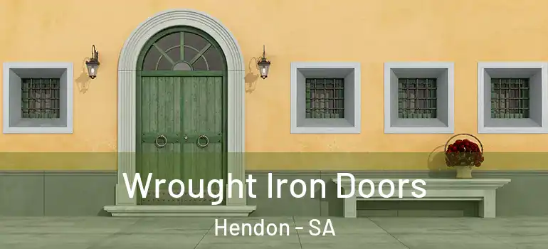 Wrought Iron Doors Hendon - SA